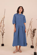 Linen Magnolia Dress