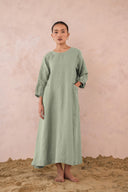 Linen Peach Dress