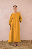 Linen Peach Dress
