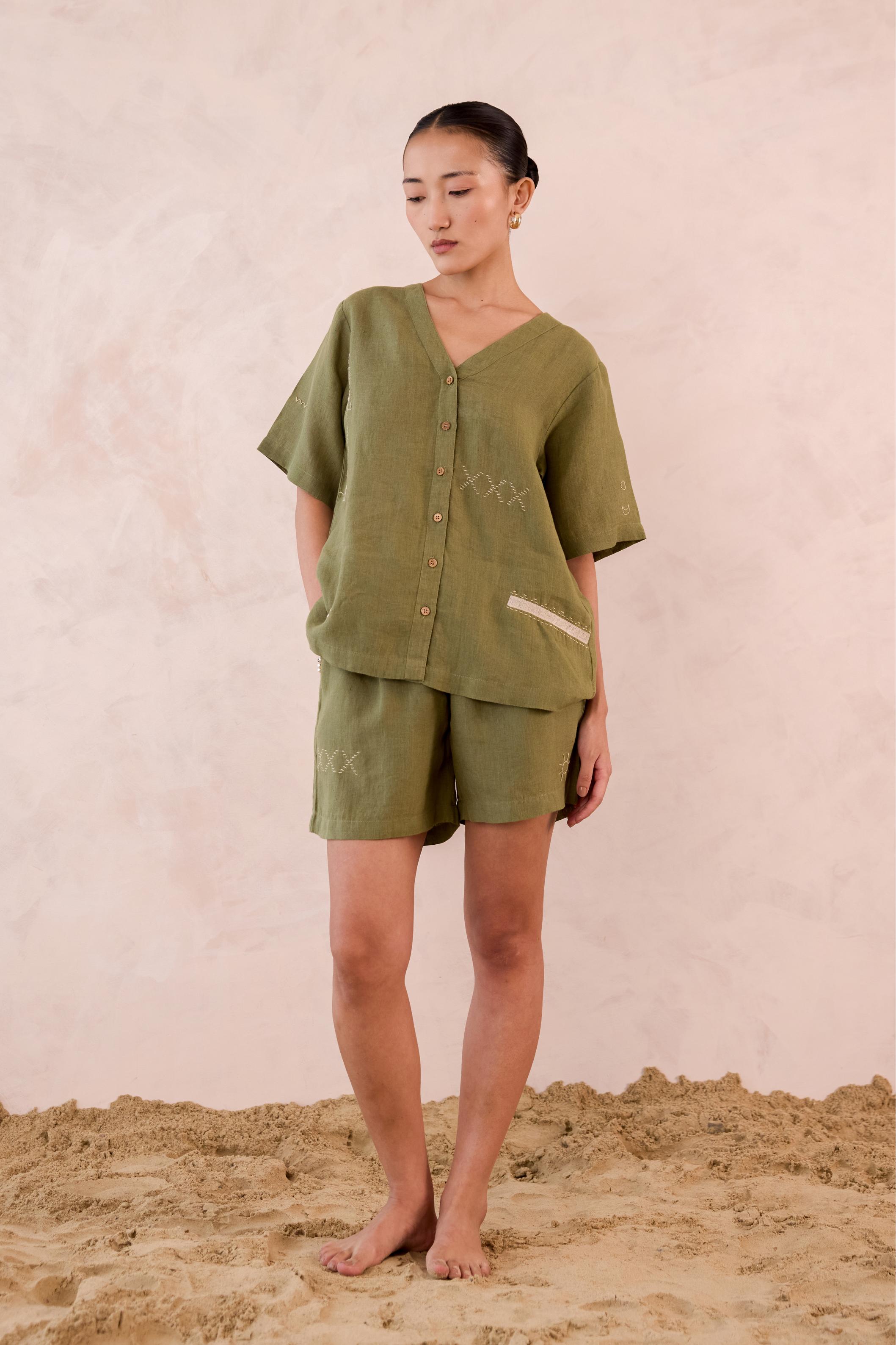 Linen Yuna Co-ord Set