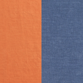 Sunset Orange + Vintage Blue