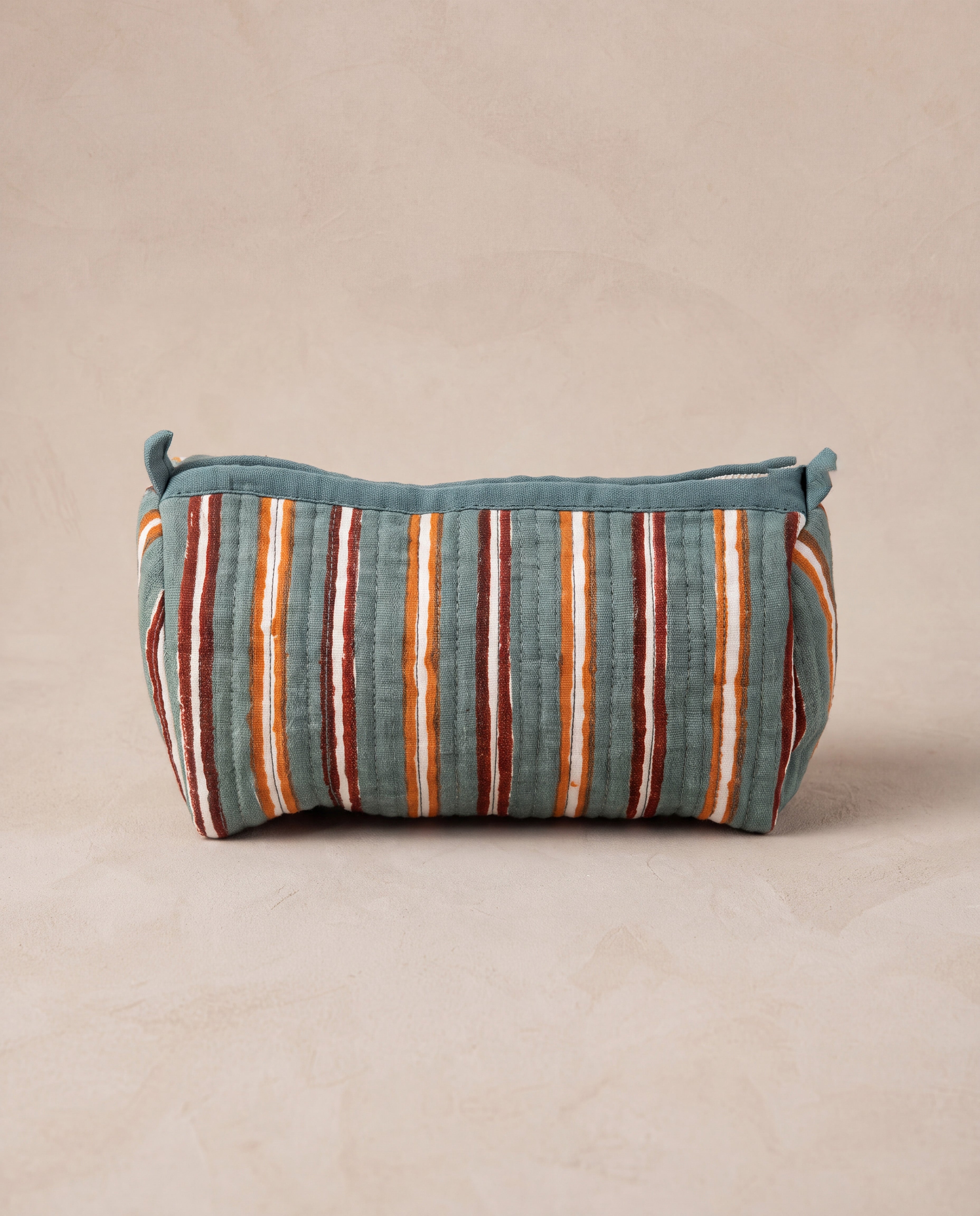Linen Strand Quilted Pouch