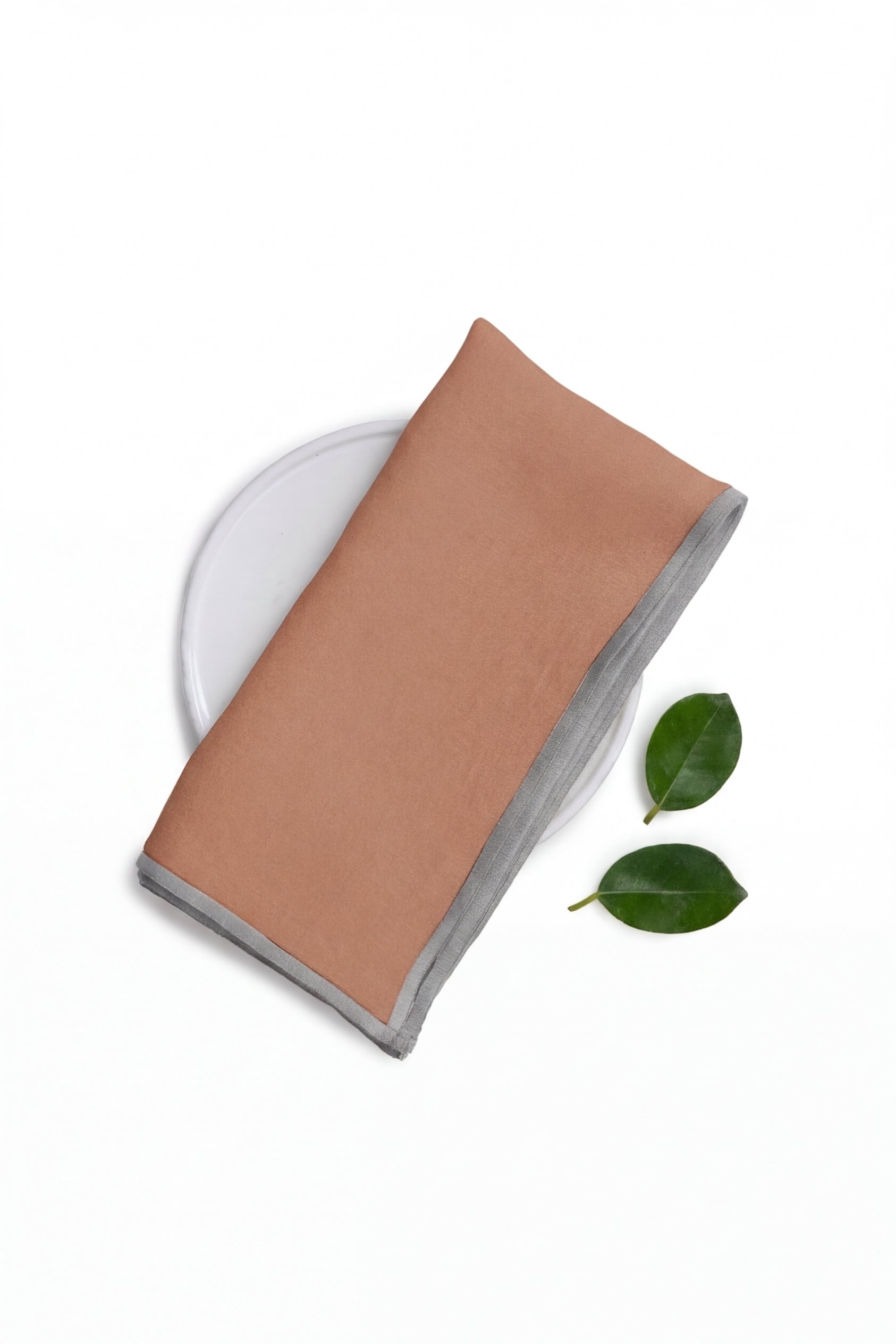 Linen Grey Needled Napkin Set