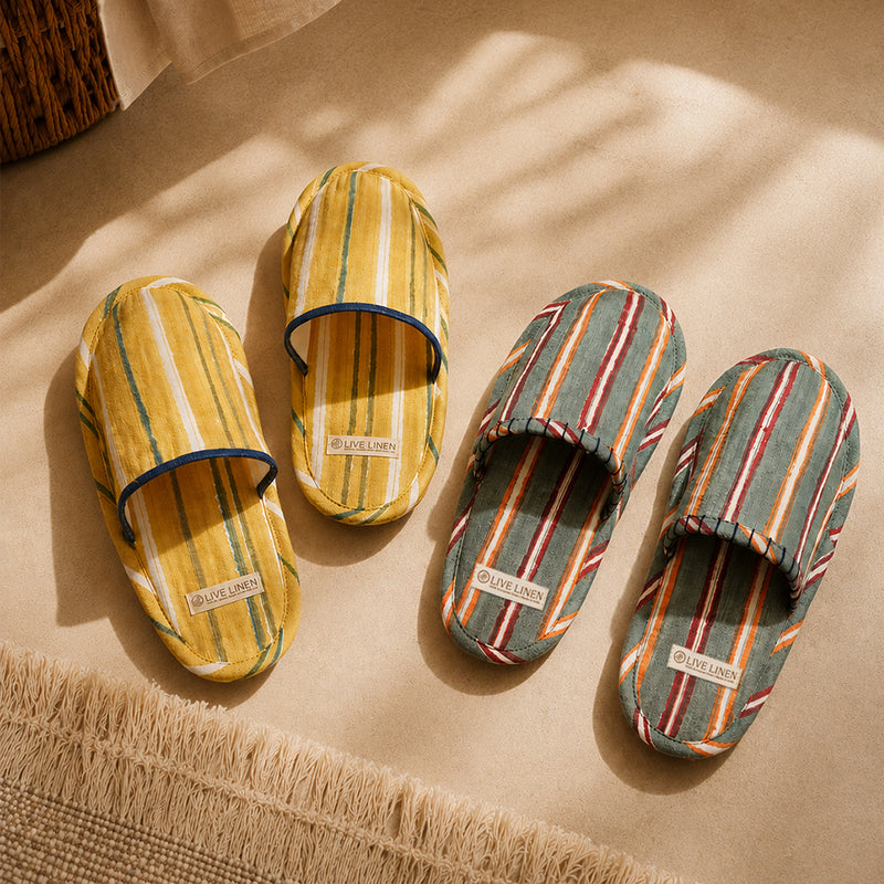 Linen Slippers