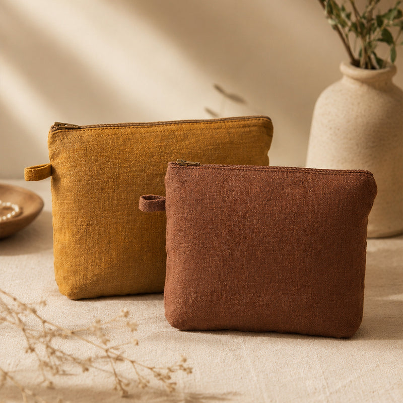 Linen Small Pouches