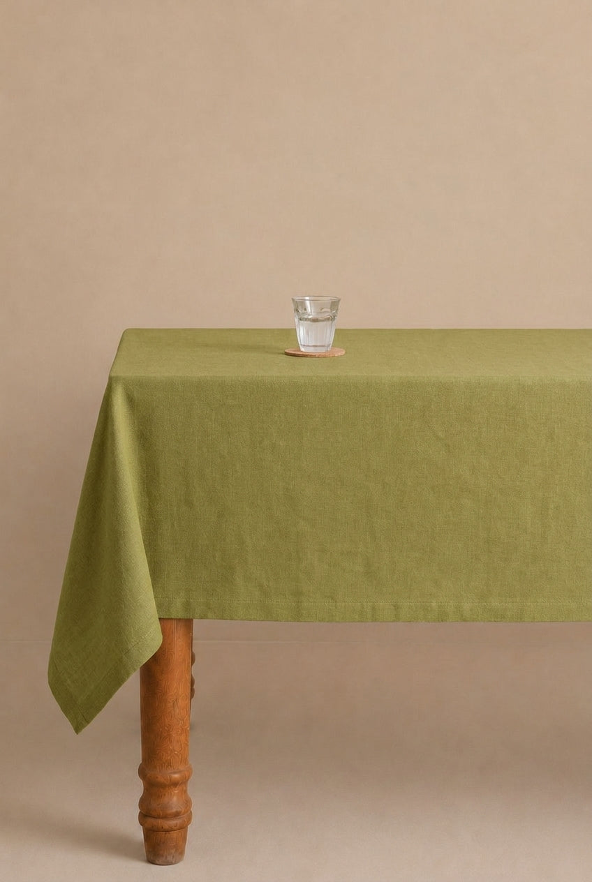 Linen Slumber Solid Tablecloth